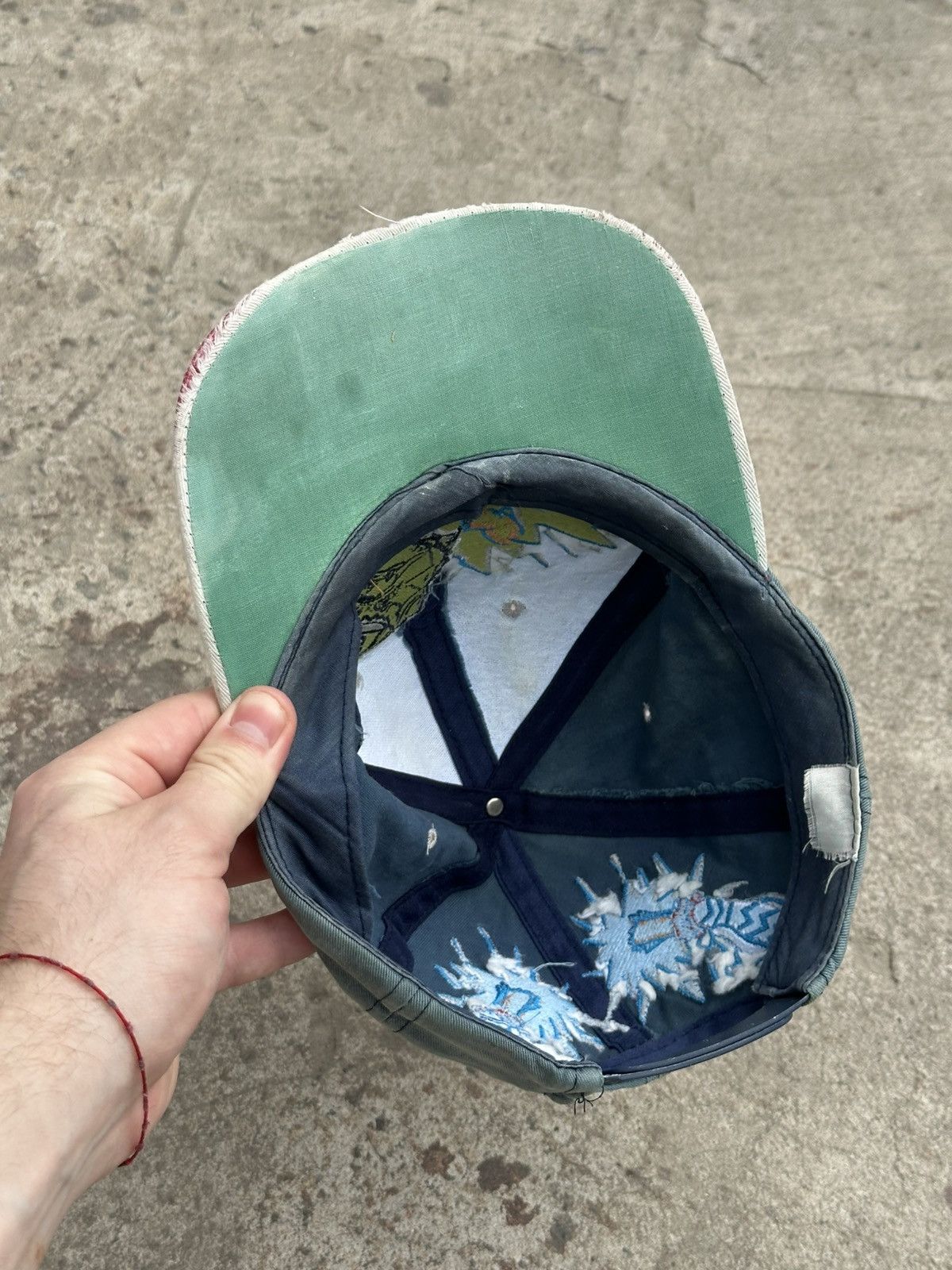 If Six Was Nine × Japanese Brand VTG Japanese Style Archival Cap Gorgetown Hoyas Snap Back Size ONE SIZE - 10 Thumbnail