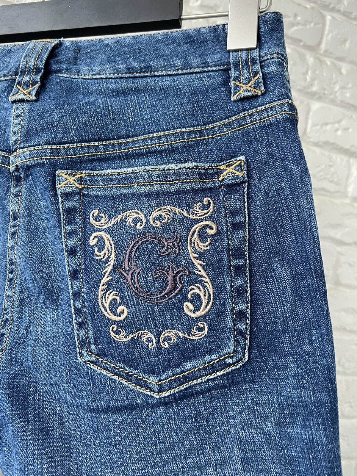 Dolce & Gabbana Dolce & Gabbana D&G Logo Denim Blue Jeans Size 26" / US 2 / IT 38 - 4 Thumbnail