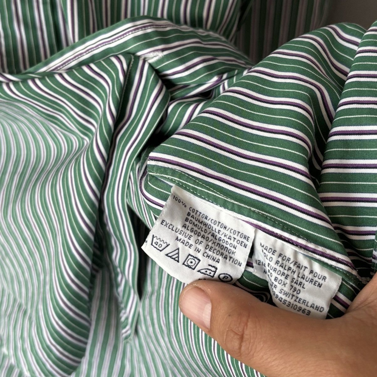 Polo Ralph Lauren Polo Ralph Lauren custom fit shirt large vintage rare Size US L / EU 52-54 / 3 - 8 Thumbnail