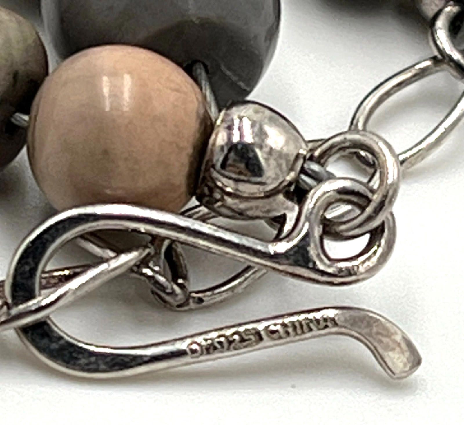 Other Mine Finds Jay King DTR Jasper Sterling Silver Necklace Size ONE SIZE - 3 Thumbnail