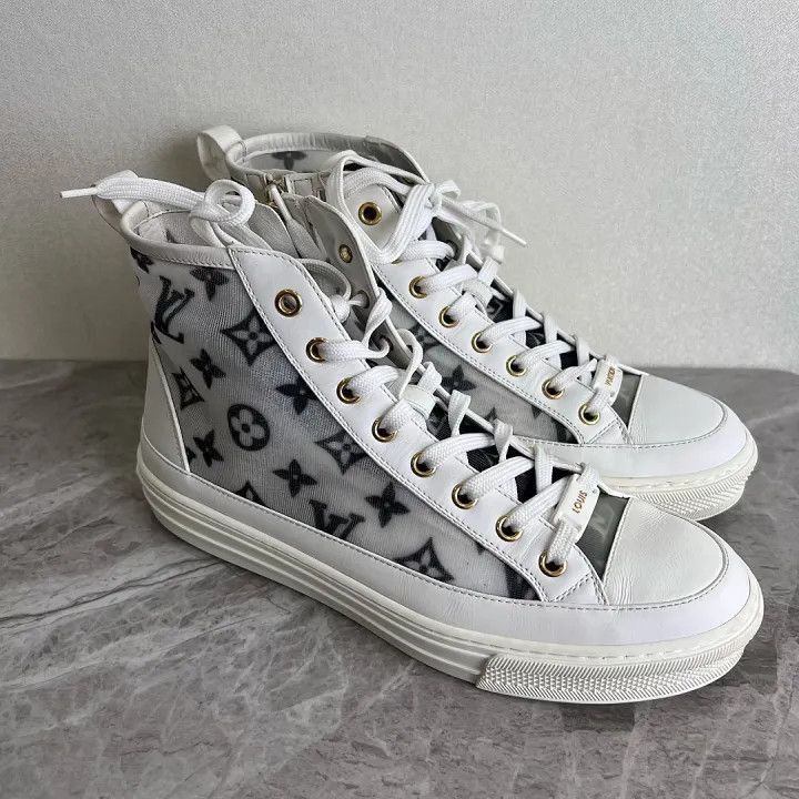 Louis Vuitton Louis Vuitton Stellar High-Top Sneaker for Women -2508 Size US 7 / IT 37 - 7 Thumbnail