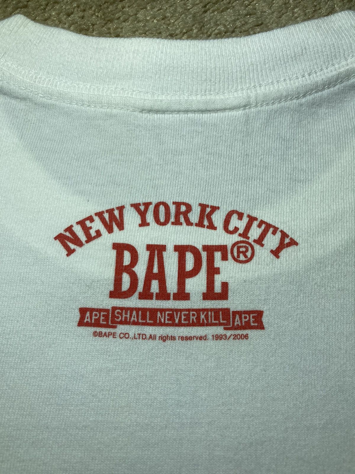 Bape 2008 Bape Statue Of Liberty College Logo NY New York OG Nigo Size US M / EU 48-50 / 2 - 7 Thumbnail