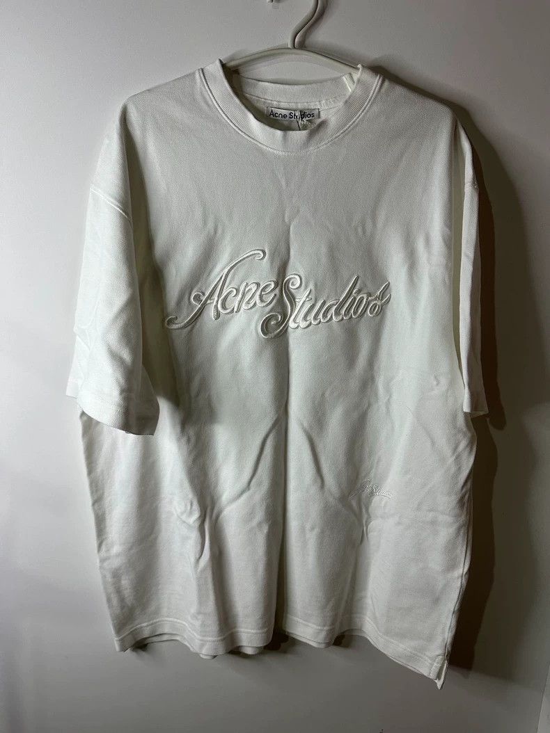 Acne Studios｜ (CL0309 183) Acne Studios - T-shirt - regular fit - Optic White