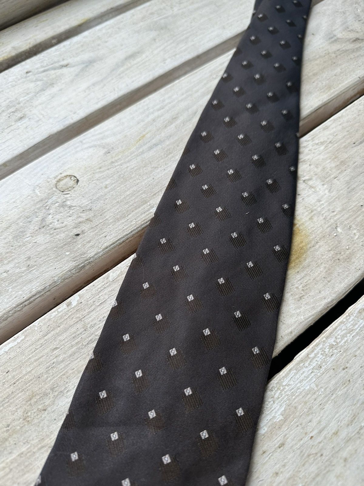 Armani × Giorgio Armani × Vintage 🚨 VINTAGE ARMANI FLANNEL 00s TIE luxury old money Size ONE SIZE - 8 Thumbnail