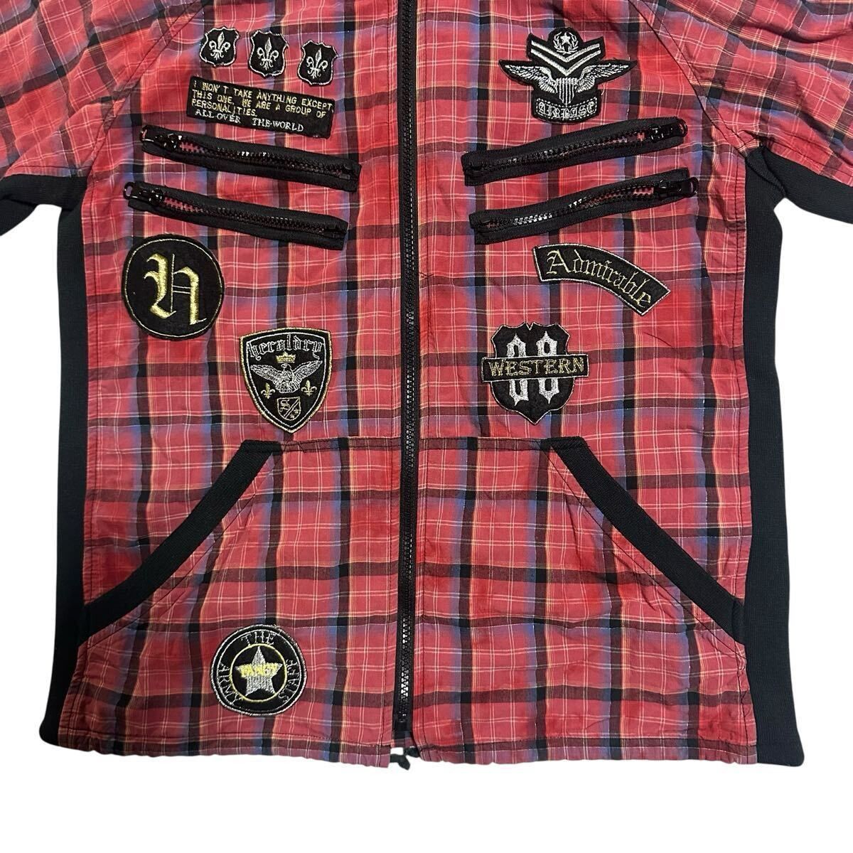 Japanese Brand Japanese Label y2K punk hooded plaid shirt Size US S / EU 44-46 / 1 - 5 Thumbnail
