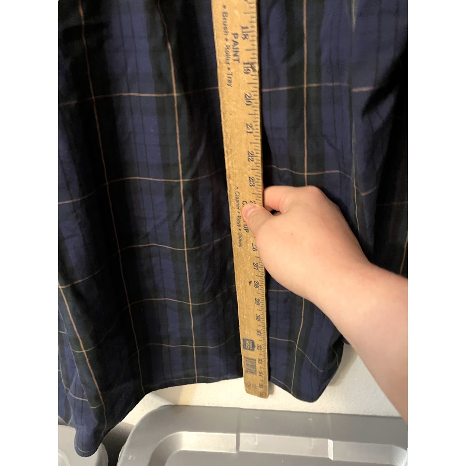Jos. A. Bank Jos. A. Bank Shirt Mens XL Traveler Blue Plaid Button-Up Long Sleeve Cotton Modern Classic Women? No Size US XL / EU 56 / 4 - 5 Thumbnail