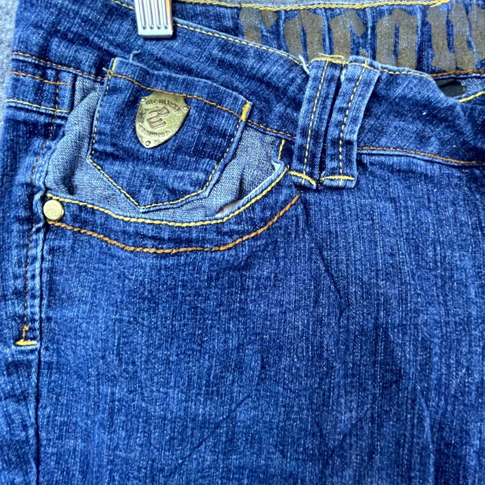 Rocawear Vintage Rocawear Bootcut Jeans Womens 11 Y2K Logo Embroider Size 30" / US 8 / IT 44 - 4 Thumbnail