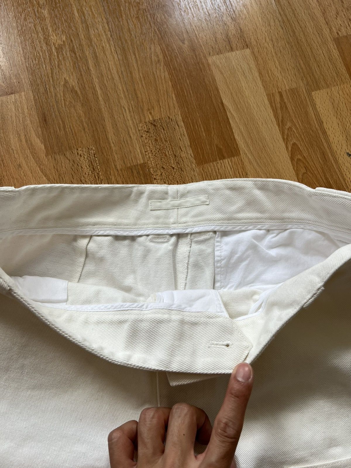 Helmut Lang Helmut Lang Off White Workwear Pants Size US 32 / EU 48 - 3 Thumbnail