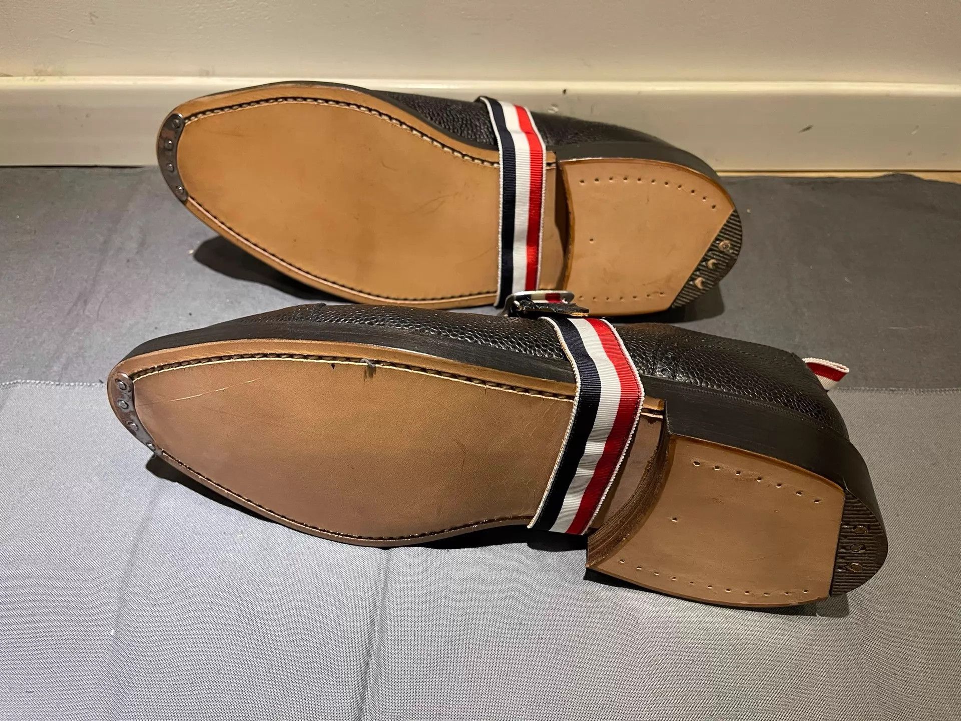 Thom Browne Thom Browne Classic Wooden Sole Removable Laces Leather US9 Size US 9 / EU 42 - 4 Thumbnail