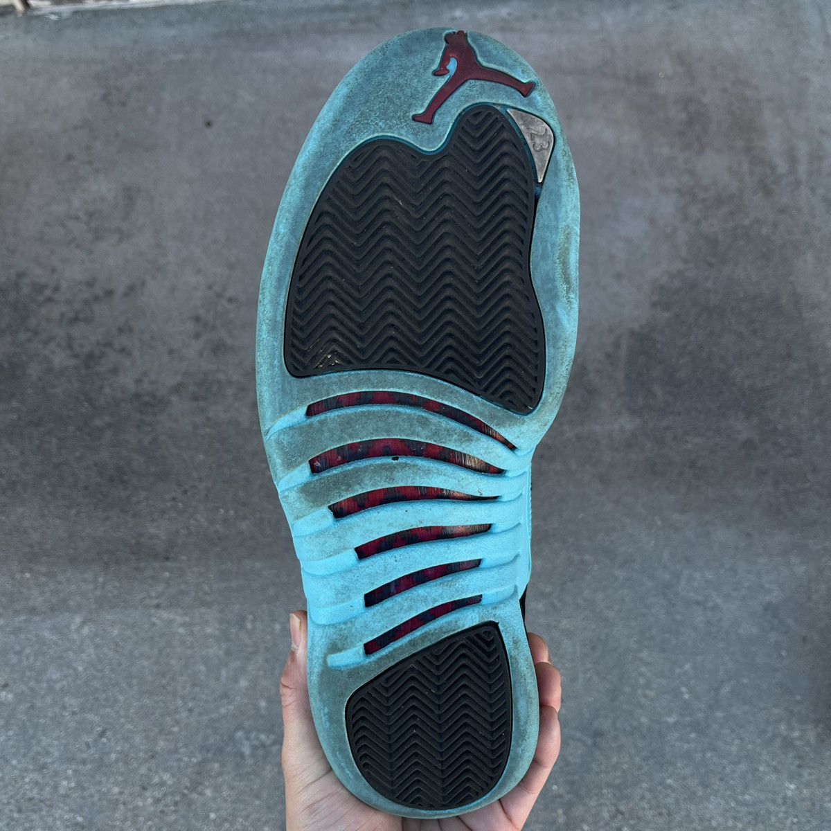 Jordan Brand × Nike VNDS 2013’ Jordan 12 Retro Gamma Blue Men’s Sz 10 Size US 10 / EU 43 - 3 Thumbnail