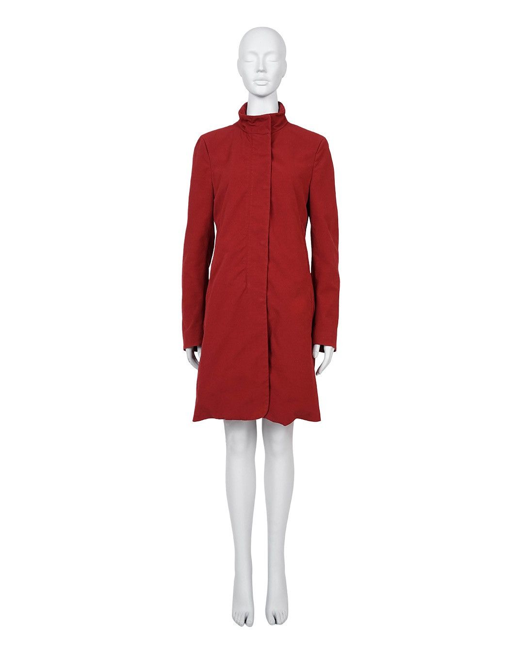 Burberry Burberry Prorsum F/W2000 Stopper Neck Red Coat Size XS / US 0-2 / IT 36-38 - 1 Thumbnail