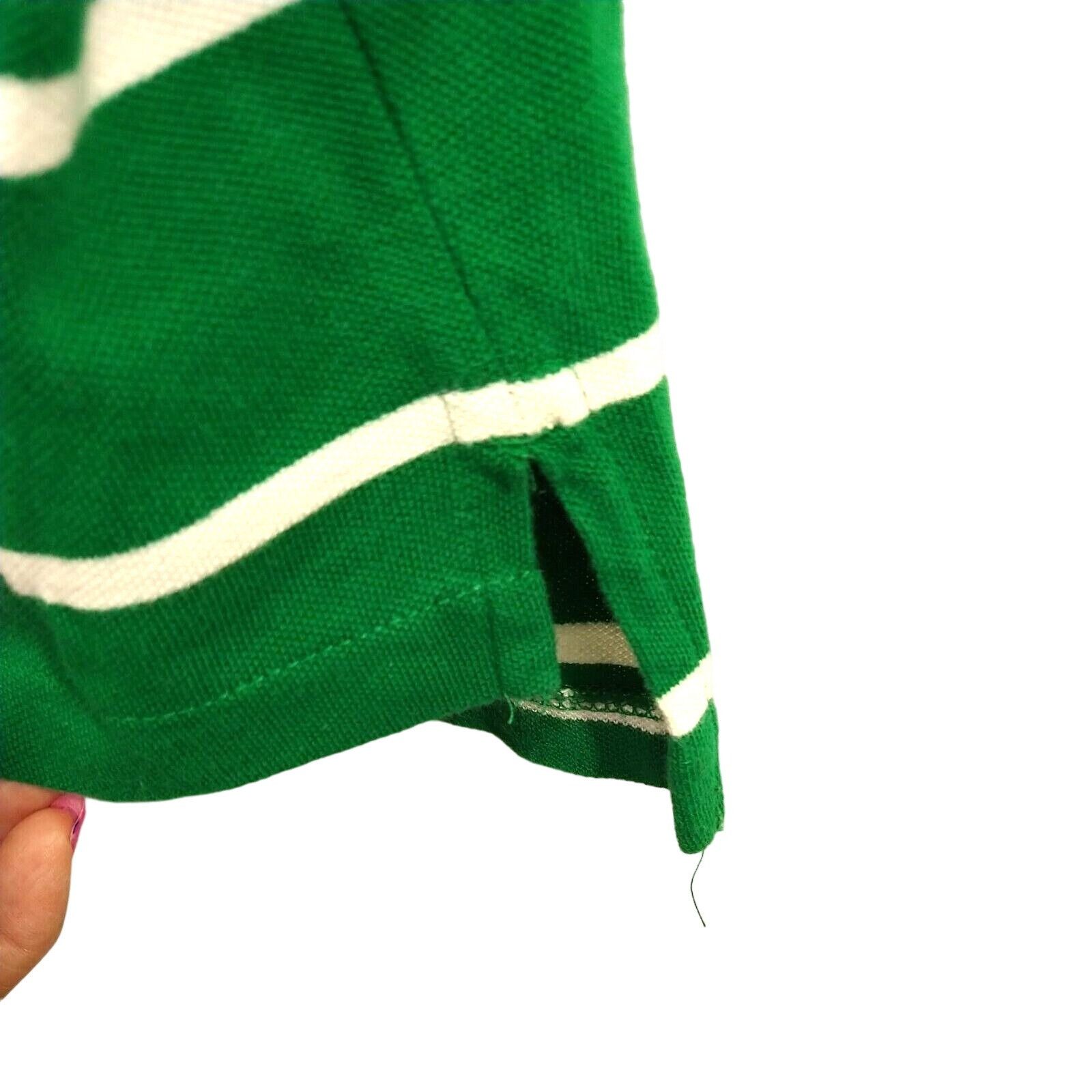 U.S. Polo Assn. US Polo Assn Collared Polo Shirt Men Size L Green Stripe Size US L / EU 52-54 / 3 - 3 Thumbnail