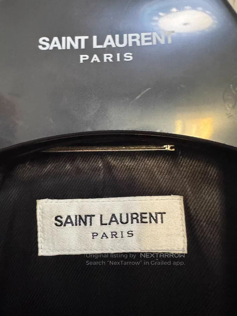 Saint Laurent Paris Saint Laurent Paris Biker Zip Sheep Leather Jacket Size XS / US 0-2 / IT 36-38 - 3 Thumbnail