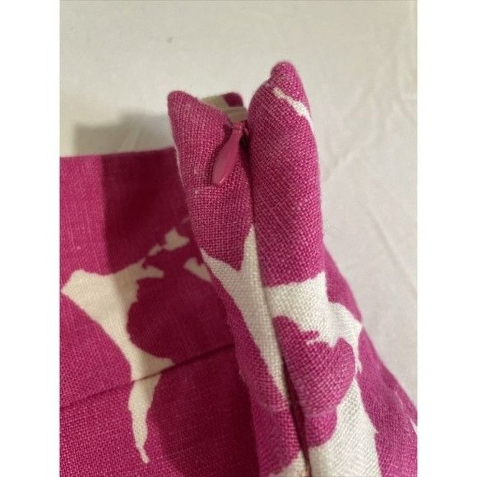 J.Crew J.Crew Black Label Mini Skirt Pink White Floral Linen 2 Size 26" / US 2 / IT 38 - 5 Thumbnail
