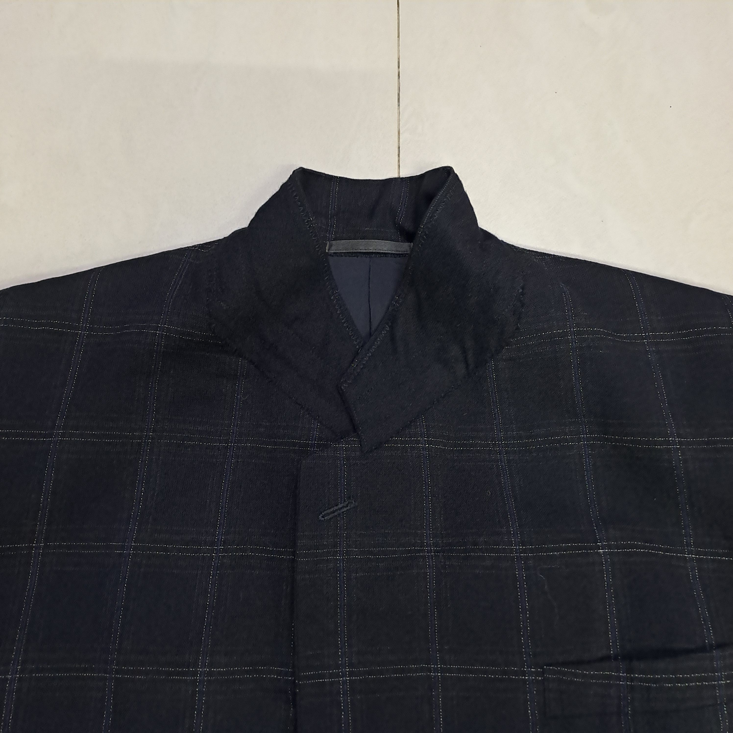 Comme des Garcons Homme Vintage Comme Des Garcons Wool Blazer Size 46L - 4 Thumbnail