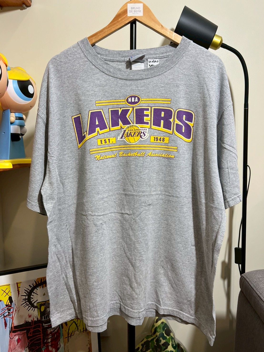 NBA × Vintage Vintage 90's Los Angeles Lakers NBA shirt bnz02 Size US XXL / EU 58 / 5 - 3 Thumbnail