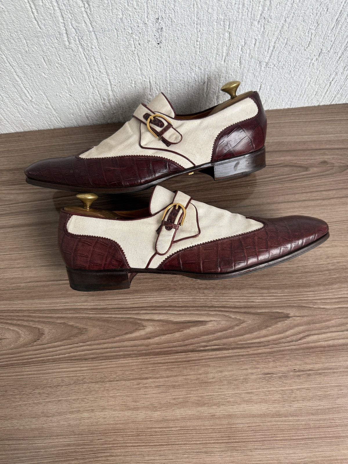 Gucci Exotic crocodile spectator by Tom ford Size US 11 / EU 44 - 10 Thumbnail