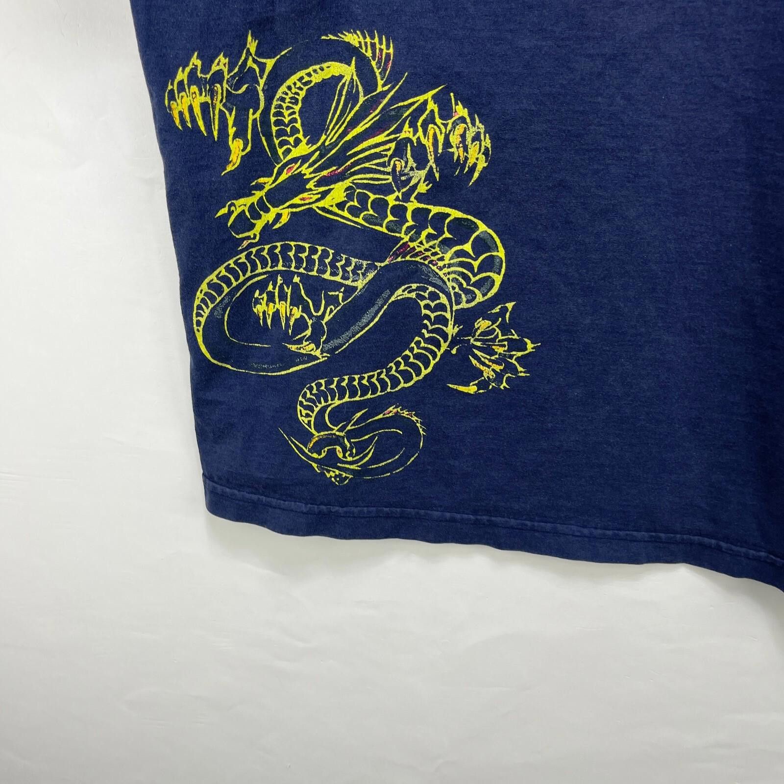 Other Vintage No Boundaries Dragon Flames Skater JNCO Shirt Large Size US L / EU 52-54 / 3 - 9 Thumbnail