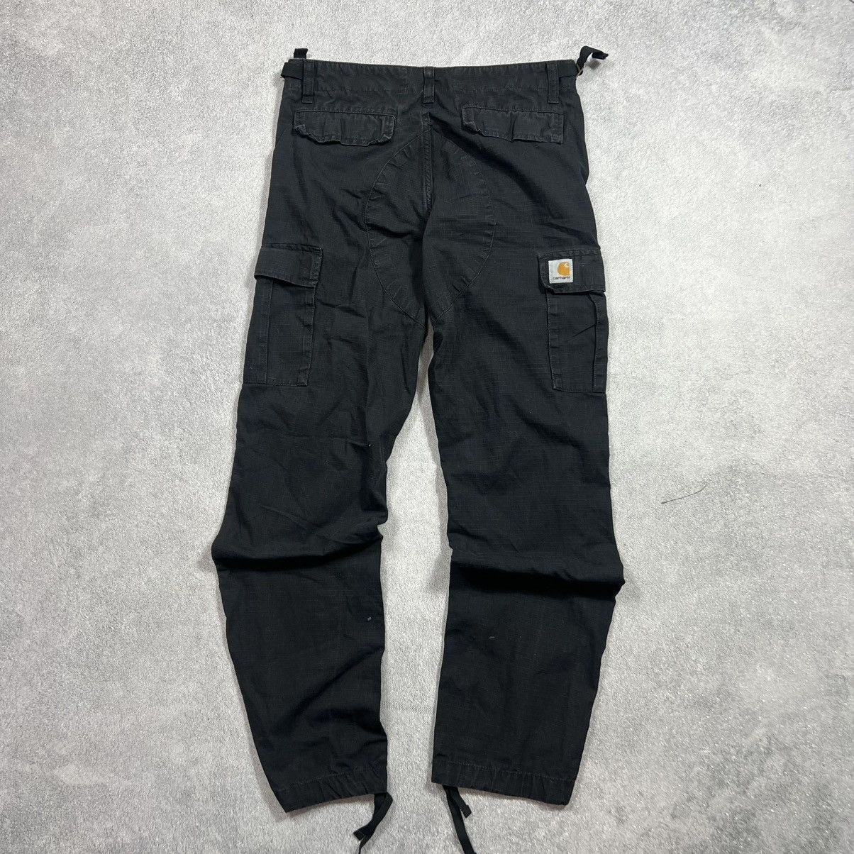 Carhartt Vintage Carhartt Cargo Green Pants Faded Thrashed HYPE Size US 28 / EU 44 - 2 Thumbnail