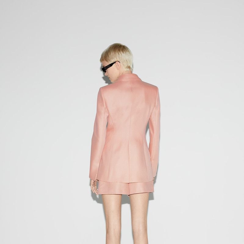 Gucci o1loc1c0226 788558 Double-Breasted Wool Mohair Jacket Size S / US 4 / IT 40 - 4 Thumbnail