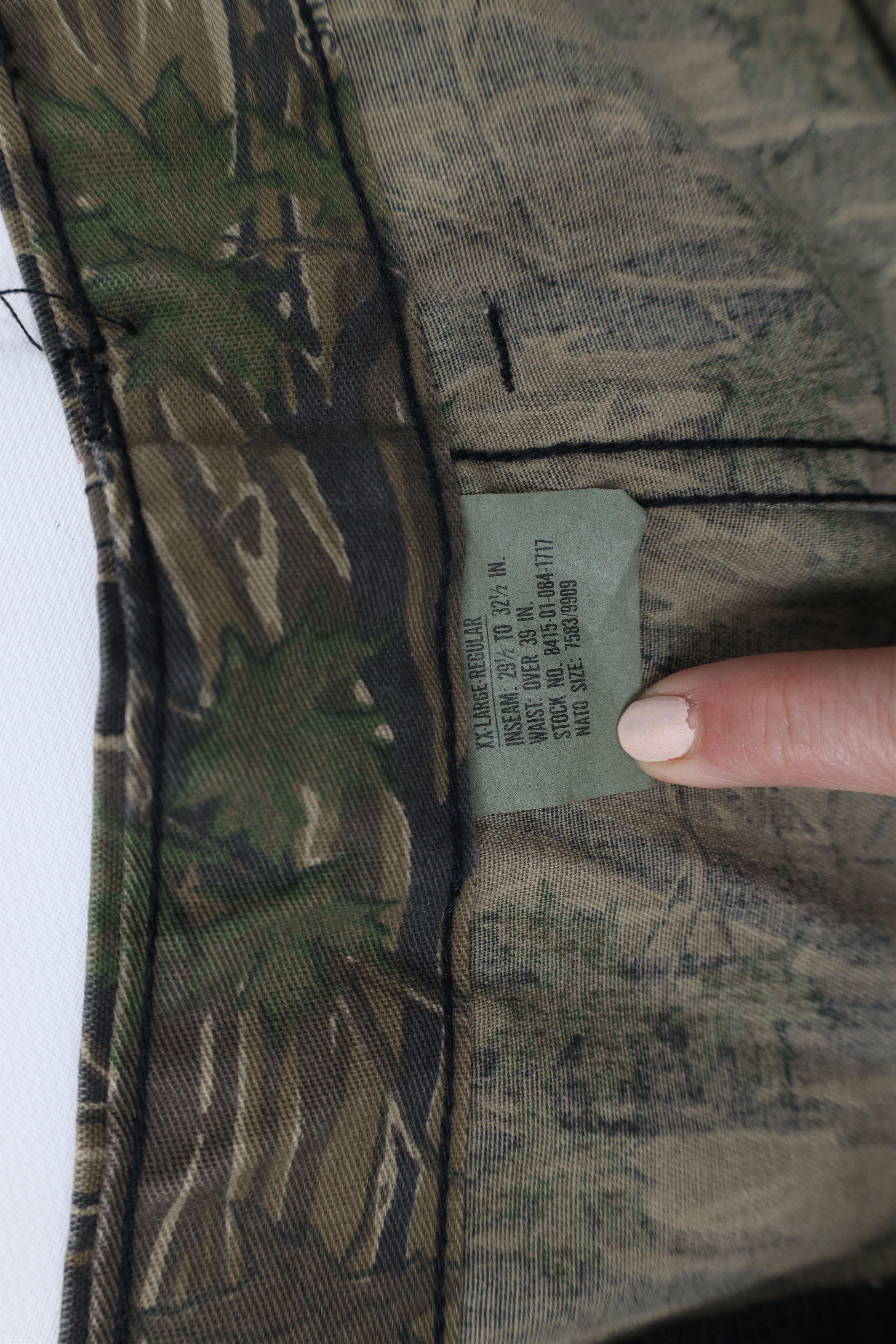 Vintage Vintage 90s Smokey Camouflage Wide Leg Cargo Pants USA Size US 40 / EU 56 - 8 Thumbnail