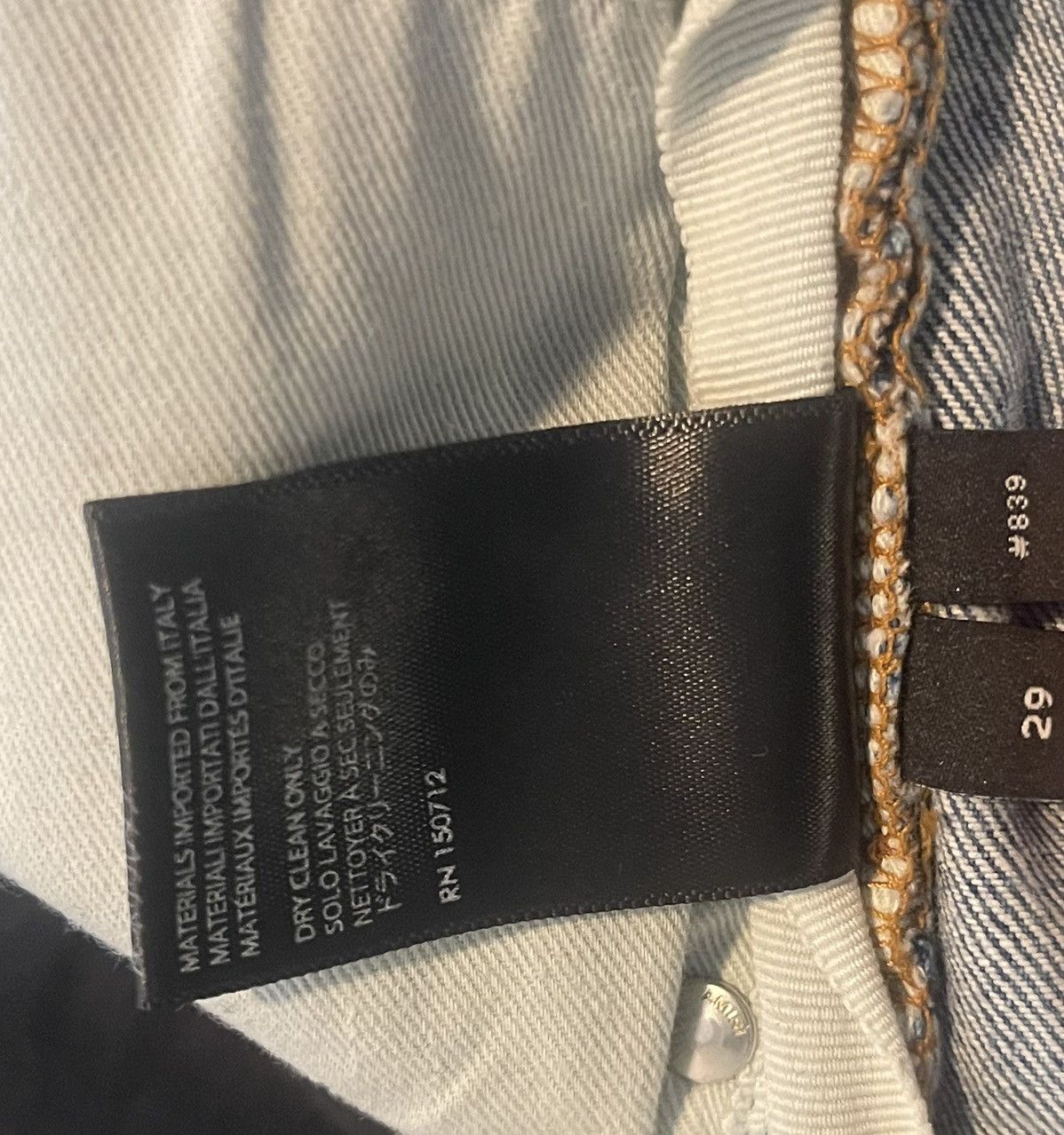 Amiri Amiri MX1 blue painter jeans Size US 29 - 9 Thumbnail