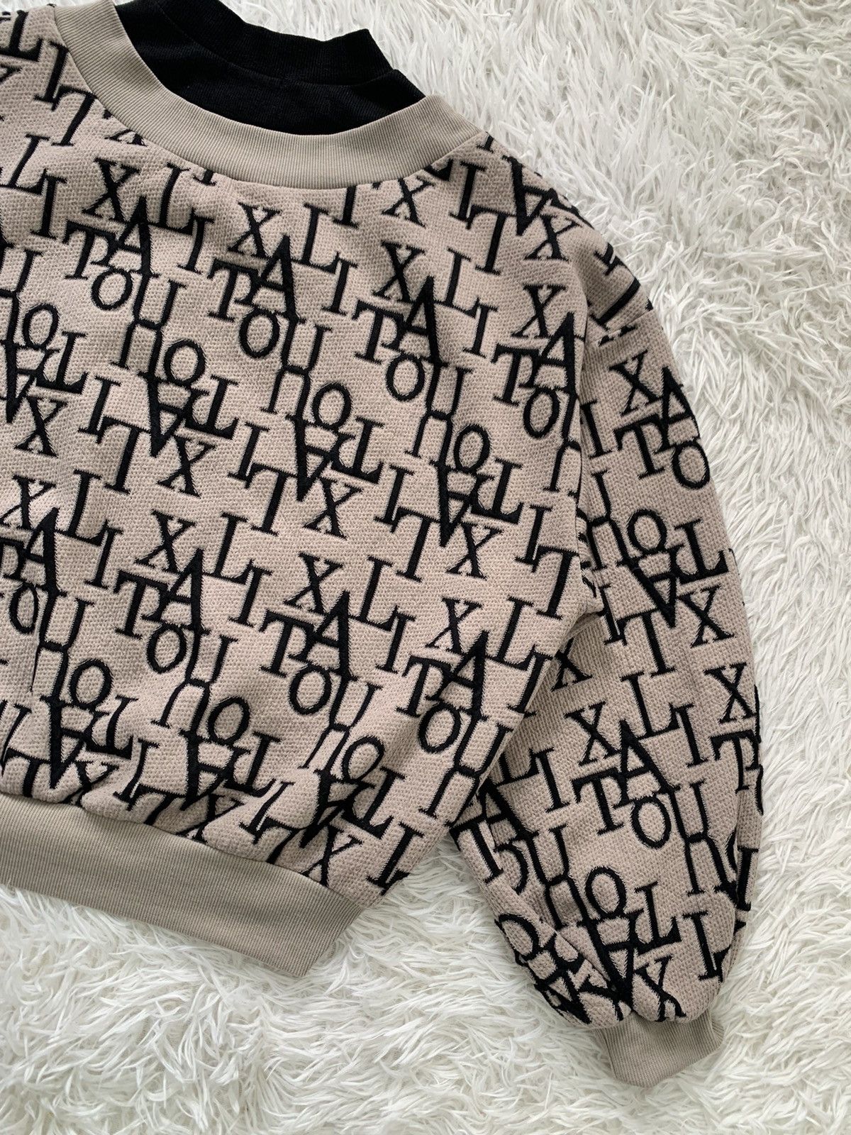 Art Comes First Nice Letters Art Pullover Sweater By Lutique Size L / US 10 / IT 46 - 6 Thumbnail