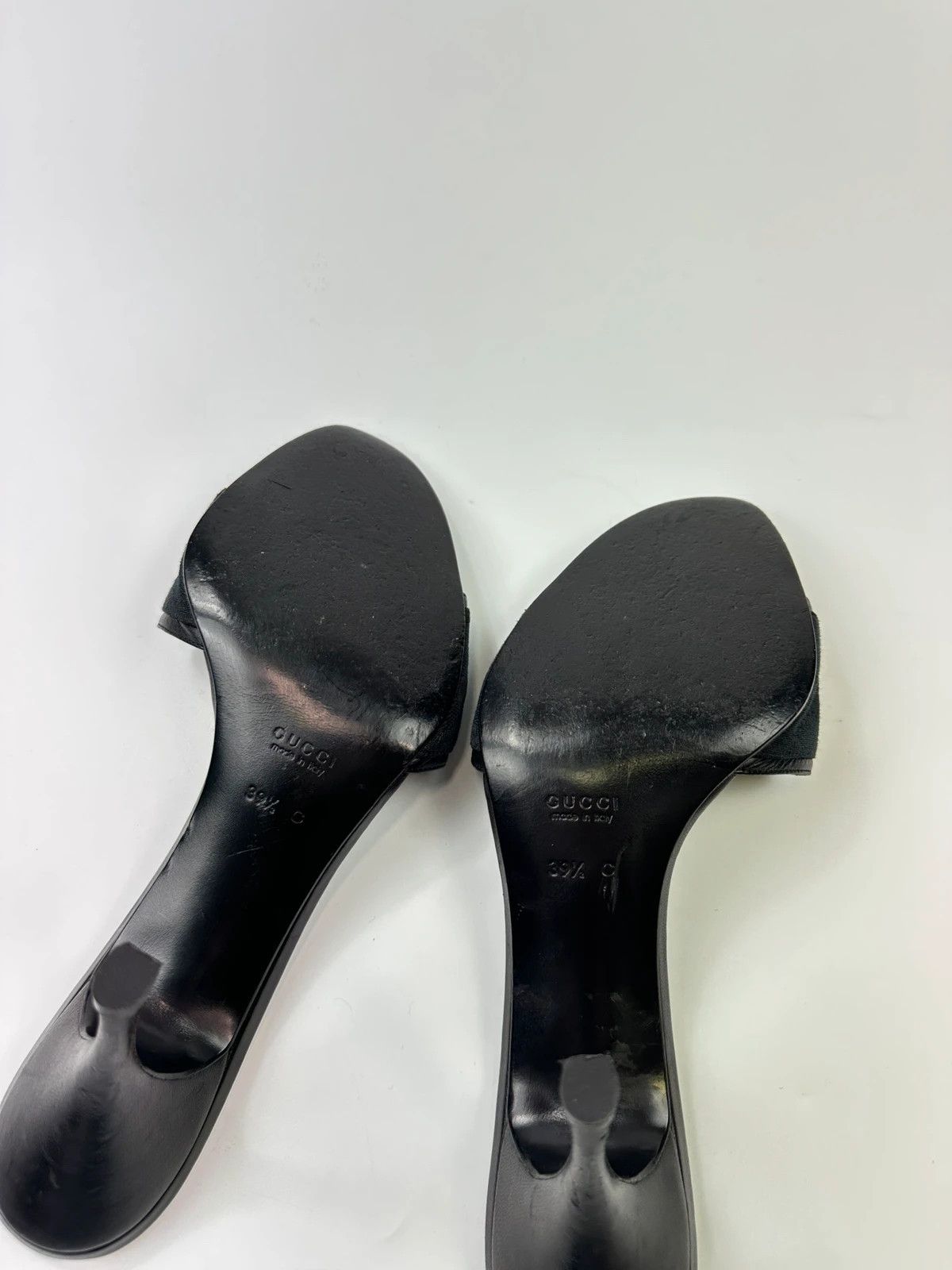 Gucci Gucci 00’s Black Canvas Monogram Heels Pumps Mules Size US 8.5 / IT 38.5 - 10 Thumbnail
