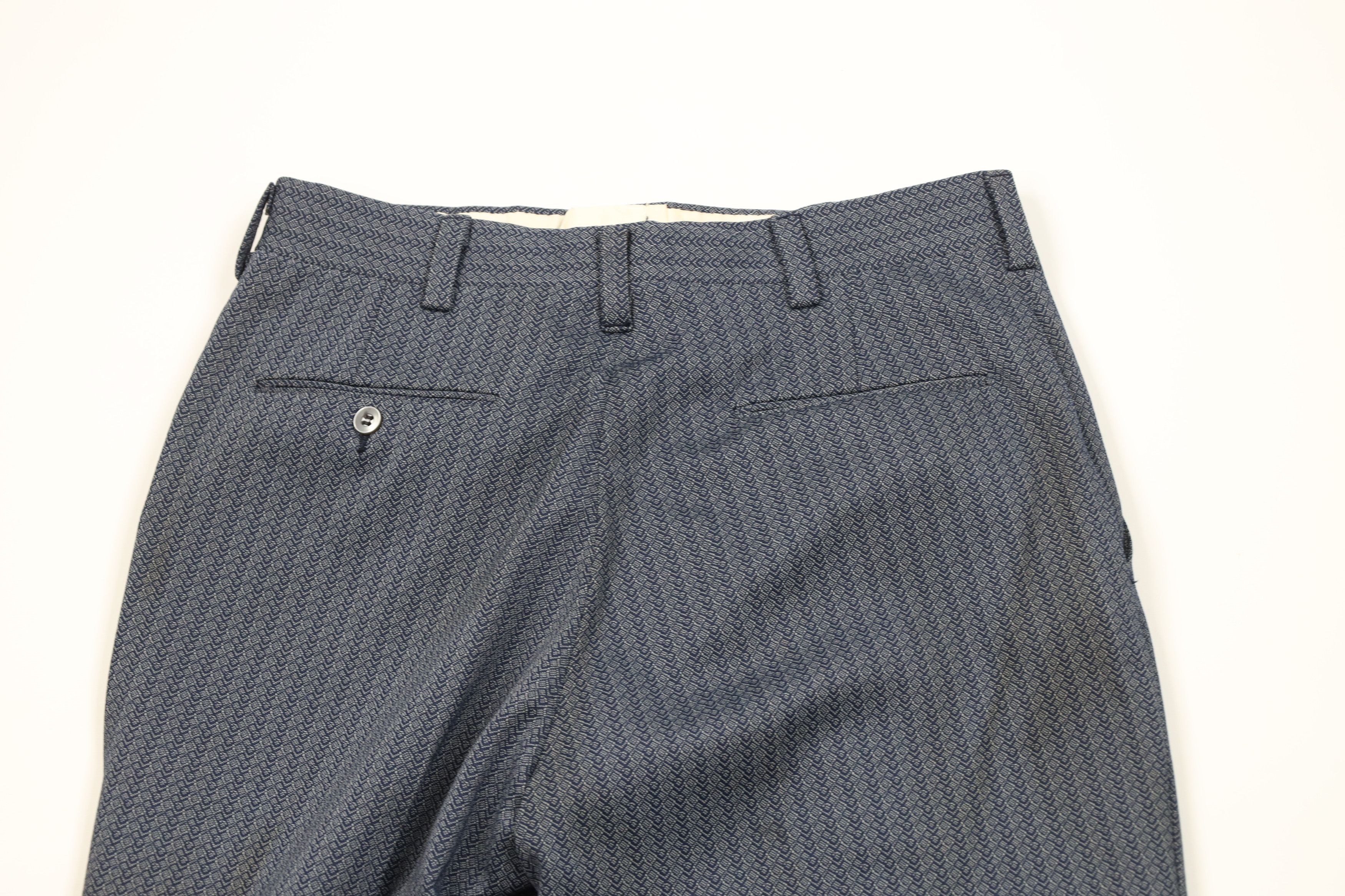 Vintage 60s 70s Streetwear Knit Wide Leg Chino Pants USA