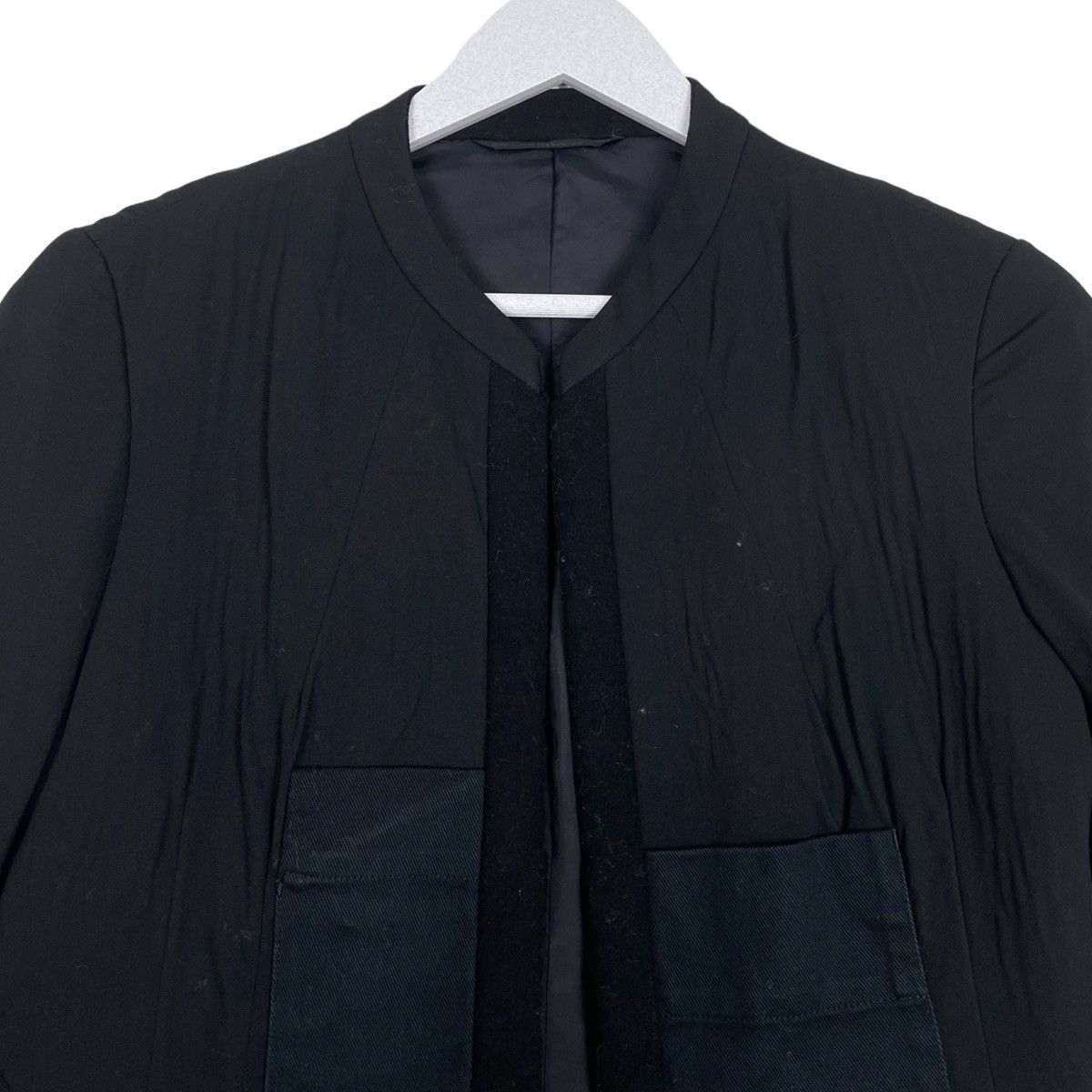 Yohji Yamamoto 💥AW04 YOHJI YAMAMOTO BUTTONLESS RUNAWAY JACKET Size S / US 4 / IT 40 - 2 Thumbnail