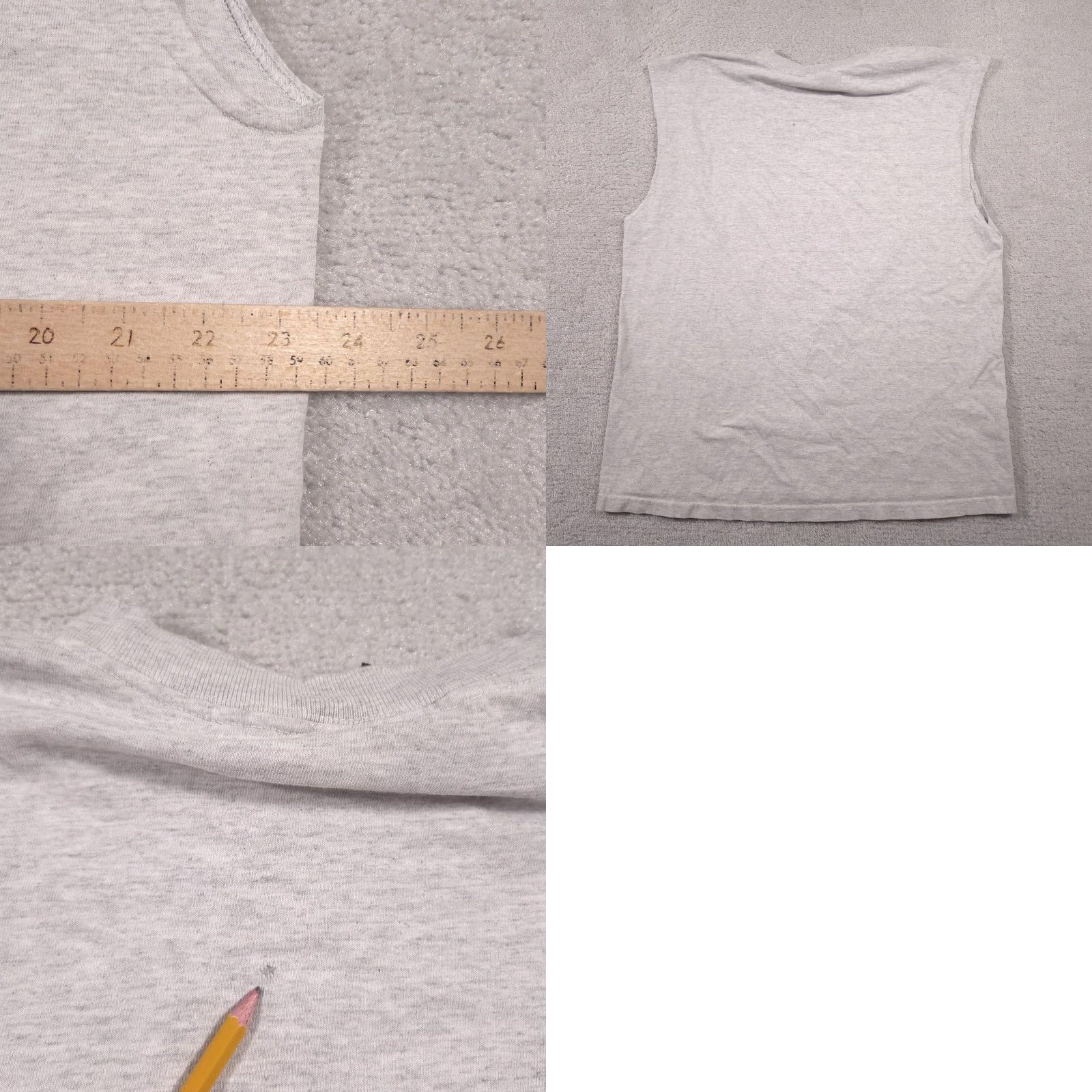 Vintage No Road No Problem Shirt Mens XL Gray Sleeveless Crew Neck Graphic Print 4x4 Truck Muscle Tee Size US XL / EU 56 / 4 - 9 Thumbnail