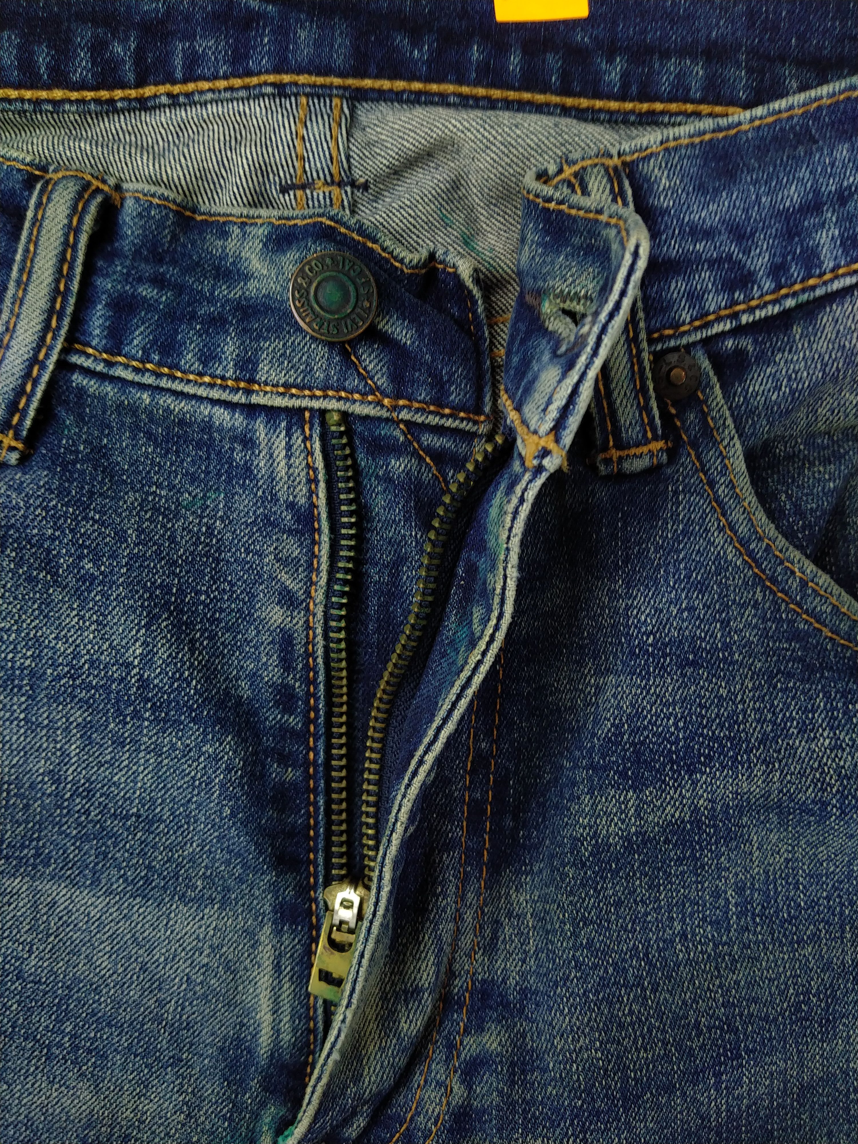 Levi's Dirty Blue Levi's 505 Denim 35x29 -JN762 Size US 35 - 7 Thumbnail