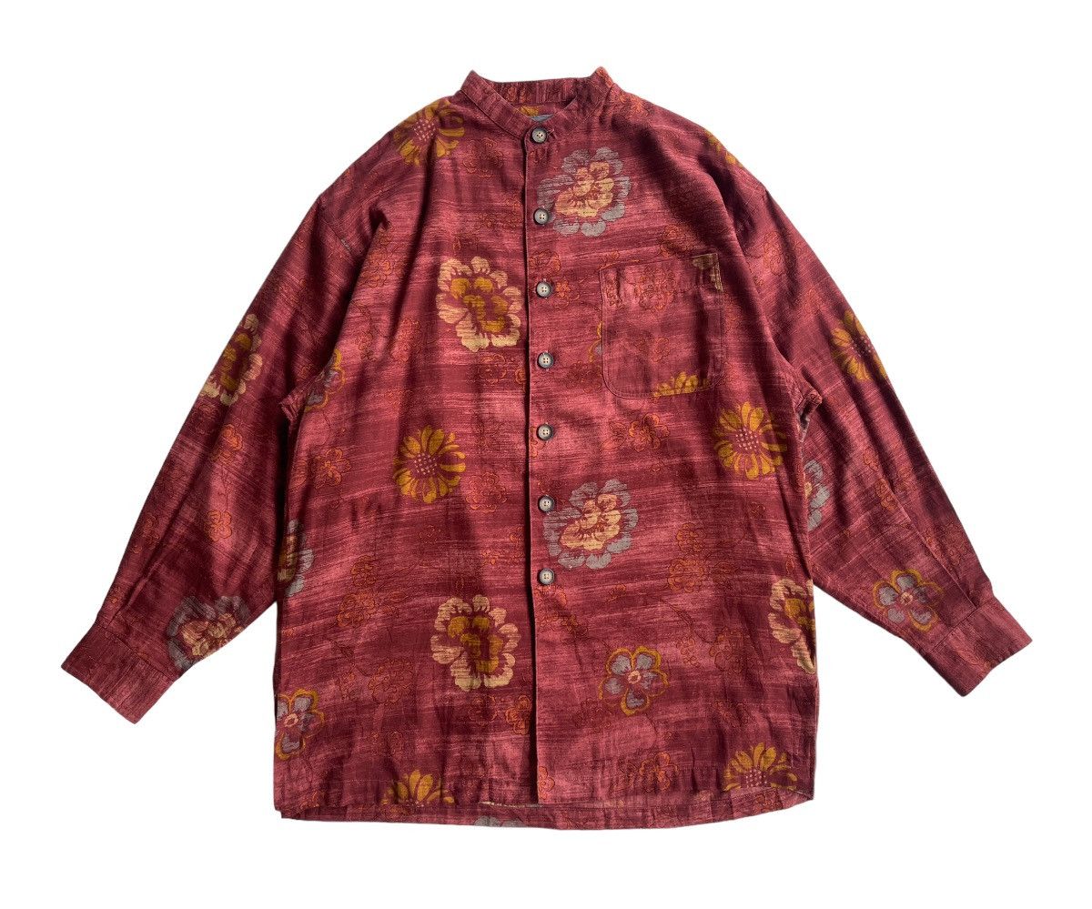 Kenzo Vintage Kenzo Luxury Fullprint Shirt Size US XL / EU 56 / 4 - 3 Thumbnail