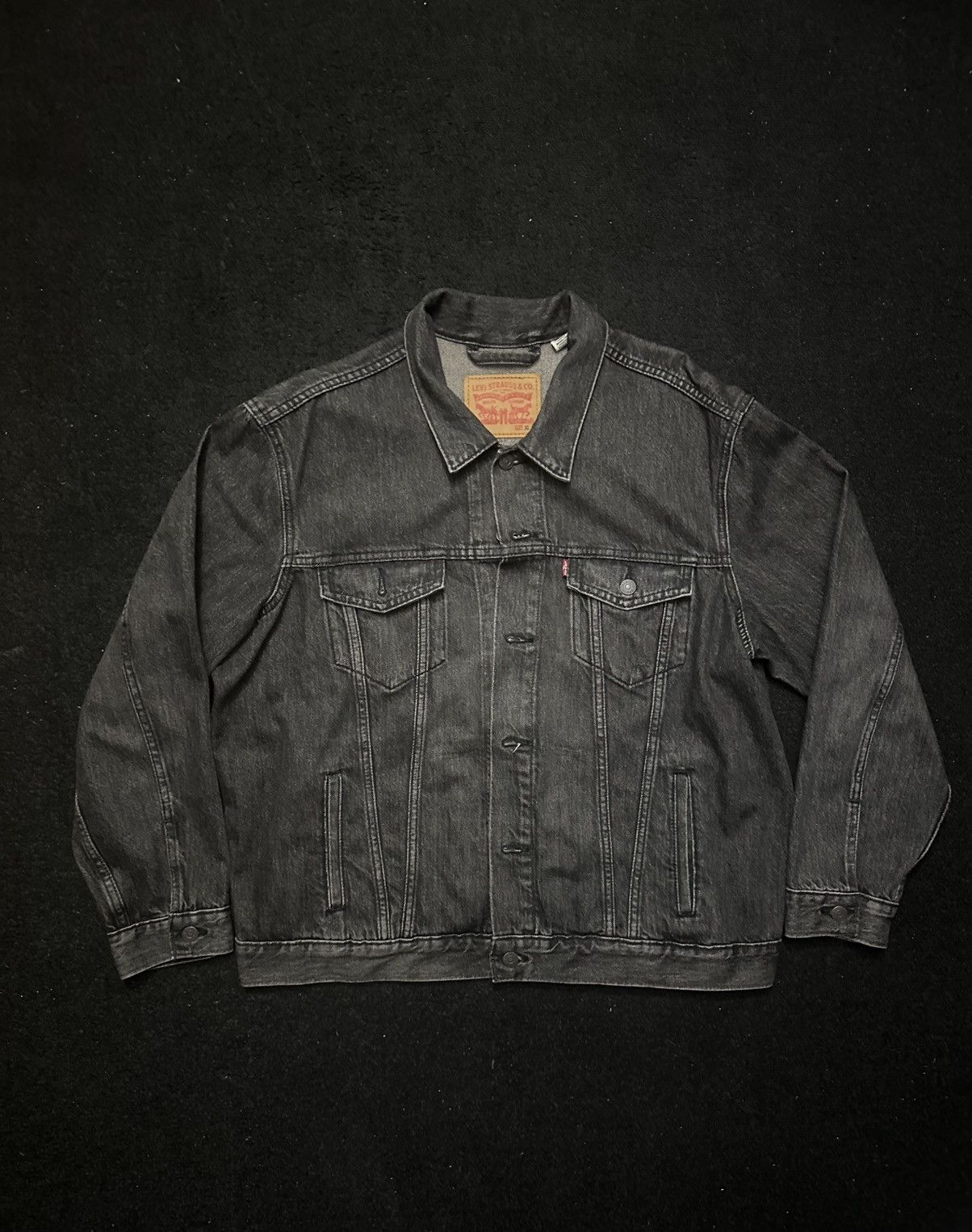 Levi's Charcoal Levi Jean Jacket Size US XL / EU 56 / 4 - 1 Thumbnail