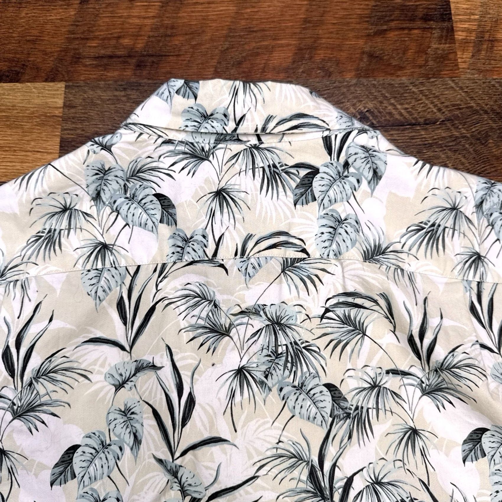 J.Crew J Crew Hawaiian Shirt Mens Large Tan Yellow Button Up Size US L / EU 52-54 / 3 - 6 Thumbnail