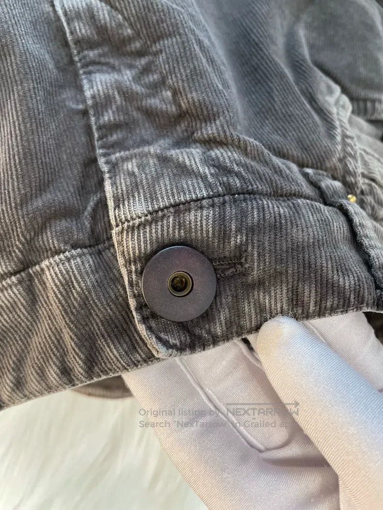 Brunello Cucinelli Brunello Cucinelli Black Gray Cotton Denim Trousers Size 26" / US 2 / IT 38 - 7 Thumbnail