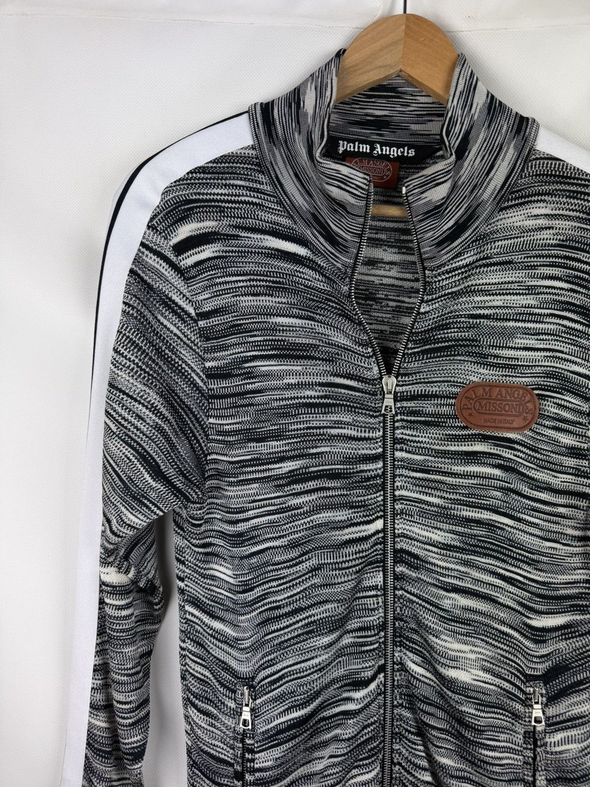 Missoni × Palm Angels Palm Angels Missoni Melange Knit Zip Up Track Top Jacket Size US M / EU 48-50 / 2 - 5 Thumbnail