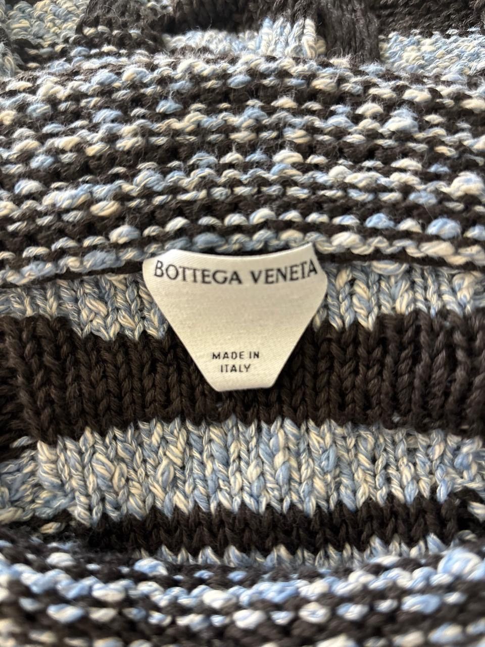 Bottega Veneta Bottega Veneta Distorted Stripe Cotton Sweater Size US M / EU 48-50 / 2 - 7 Thumbnail