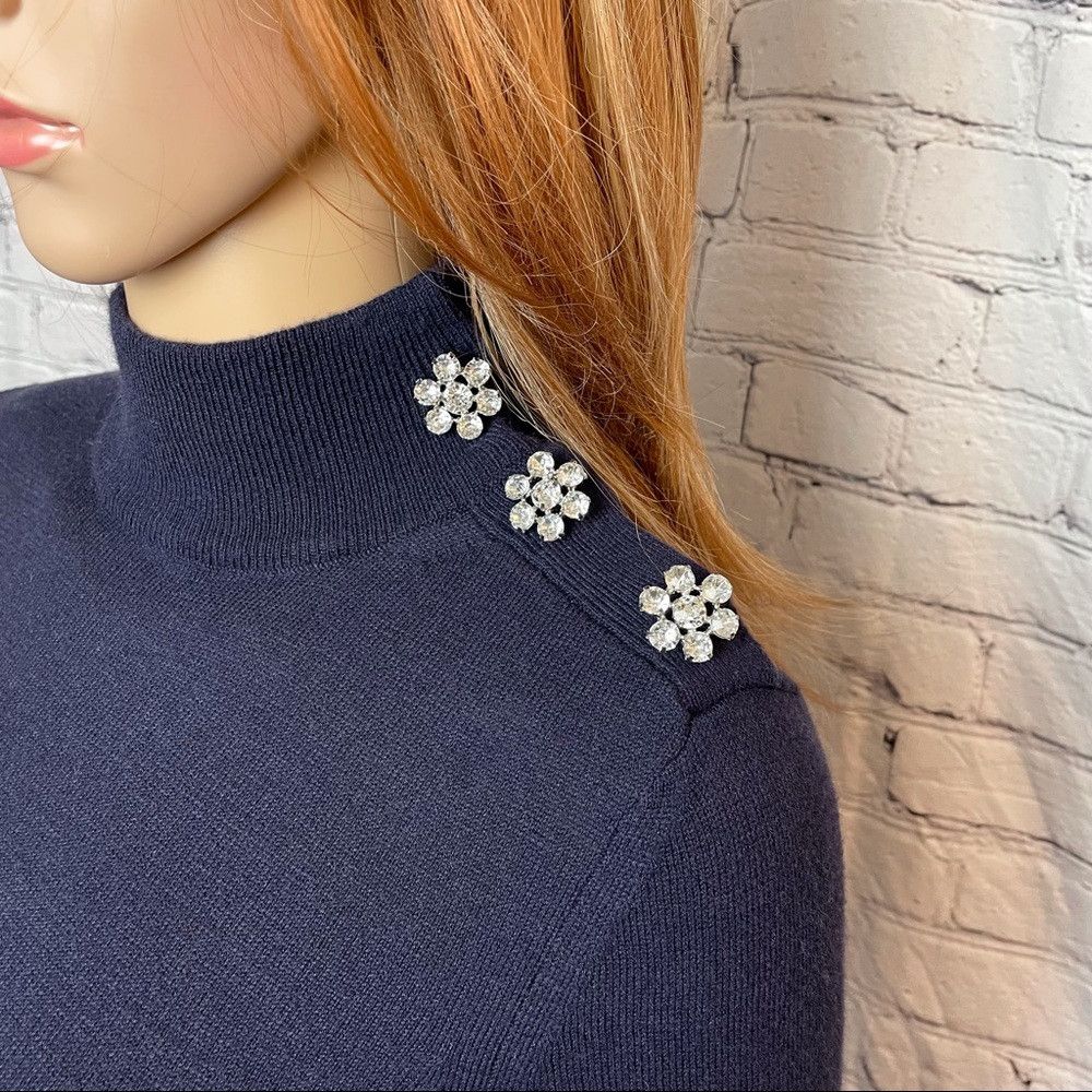 Kate Spade New Broome Street Kate Spade Wool Night Sky Mixed Media Blu Size XXS / US 00 / IT 34 - 3 Thumbnail