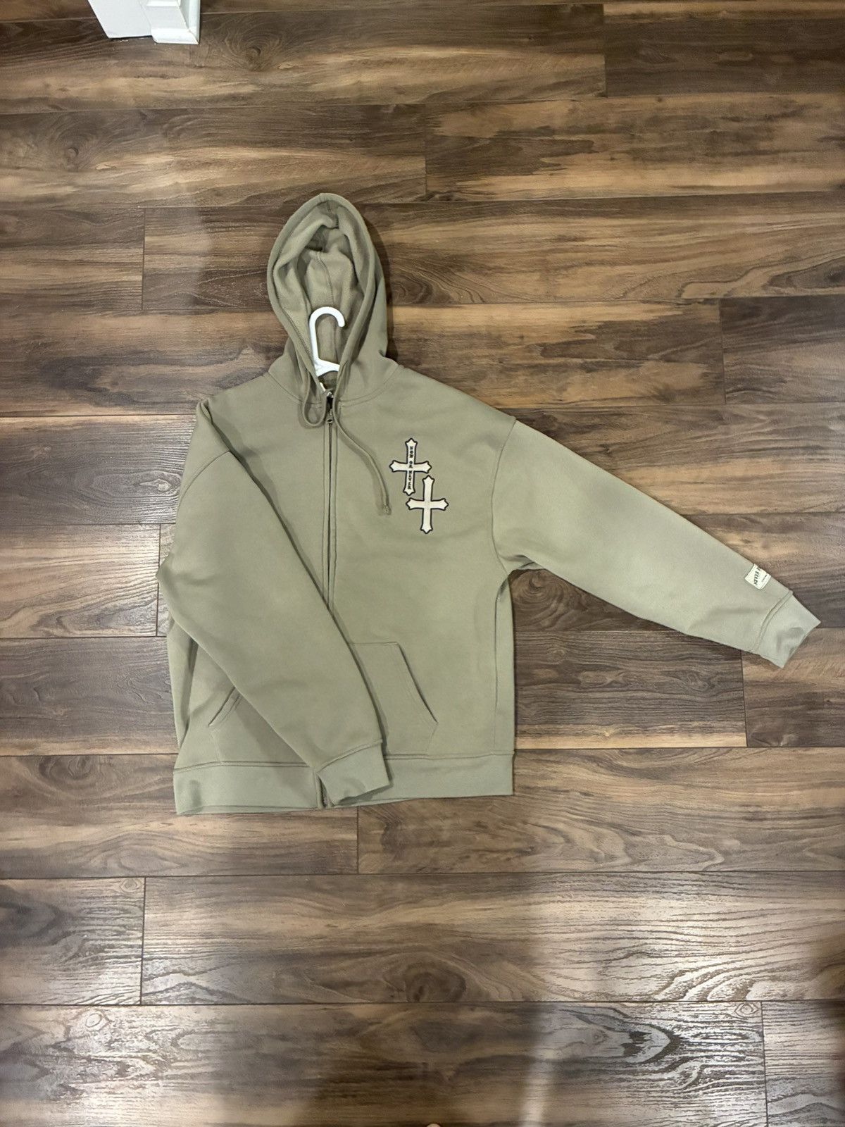Fashion Nova Olive green zip up Size US M / EU 48-50 / 2 - 1 Thumbnail