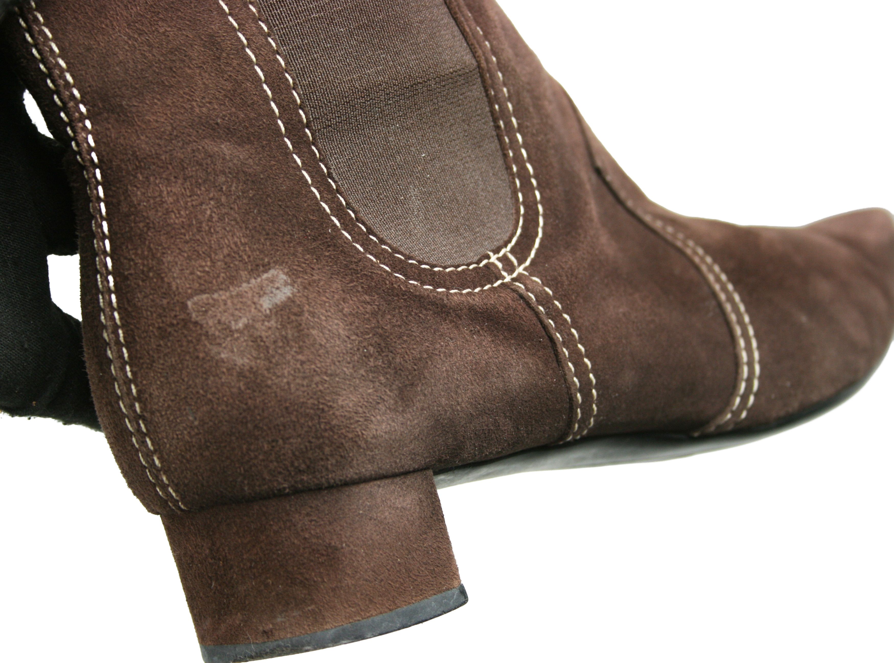 Tod's Chelsea Biker Heeled Ankle Boots Y2K Size US 9.5 / IT 39.5 - 6 Thumbnail