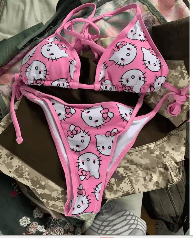 Japanese Brand Hello Kitty Bikini Set Size ONE SIZE - 1 Thumbnail