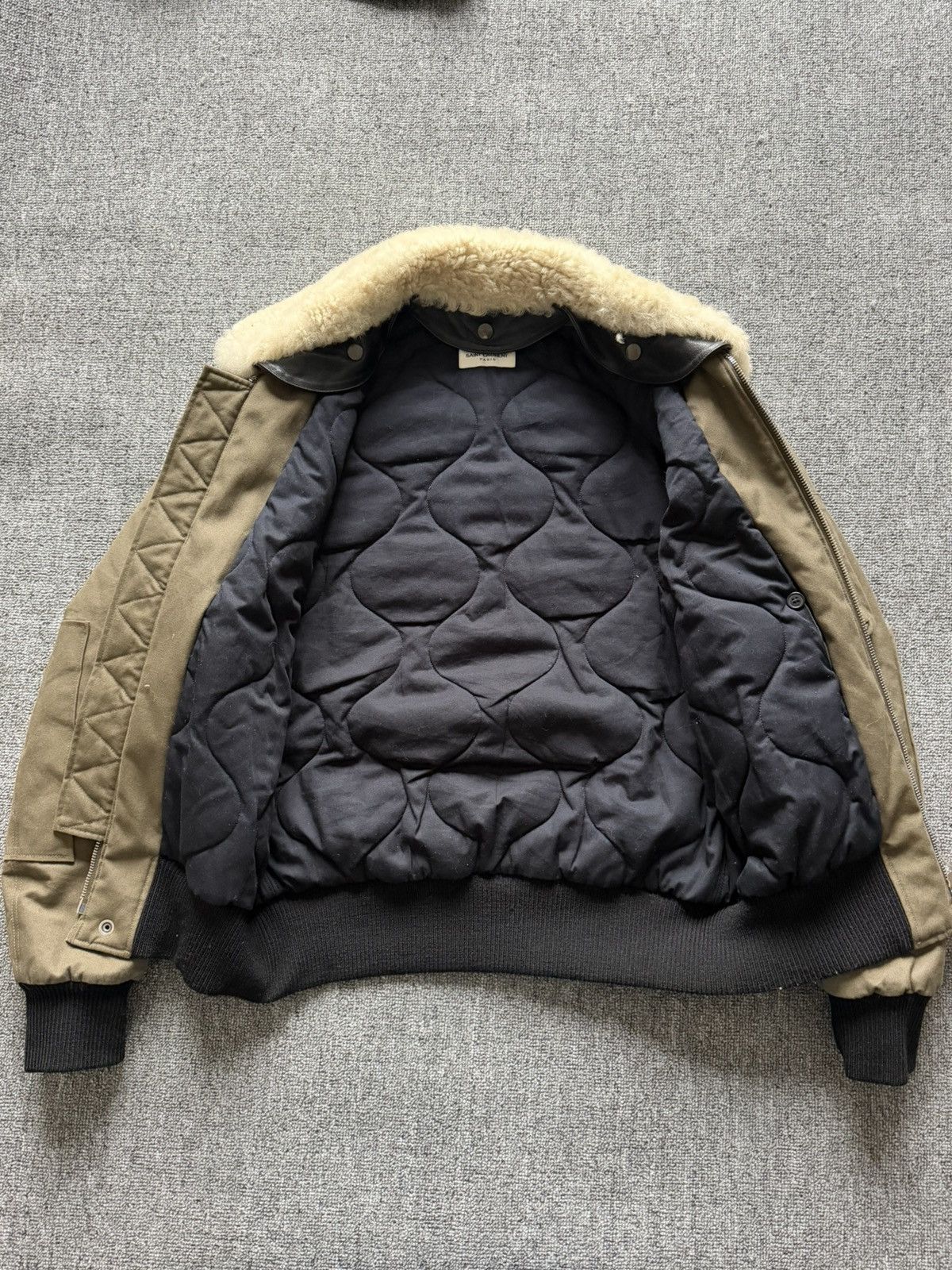 Saint Laurent Paris saint laurent paris aw17 bad lieutenant aviator jacket Size US M / EU 48-50 / 2 - 2 Thumbnail