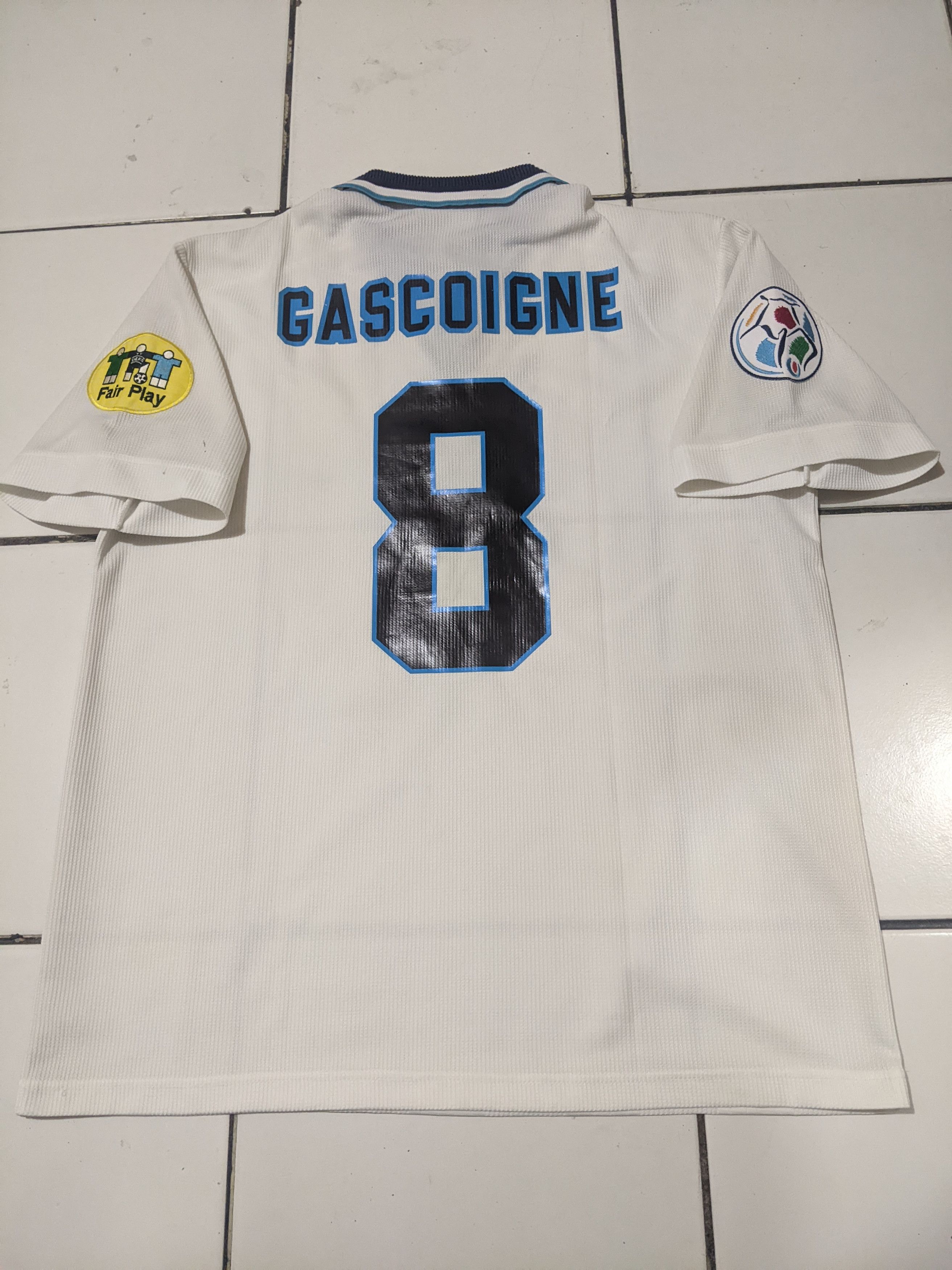Umbro England euro cup 1996 Gascoigne football shirt Size US L / EU 52-54 / 3 - 2 Thumbnail