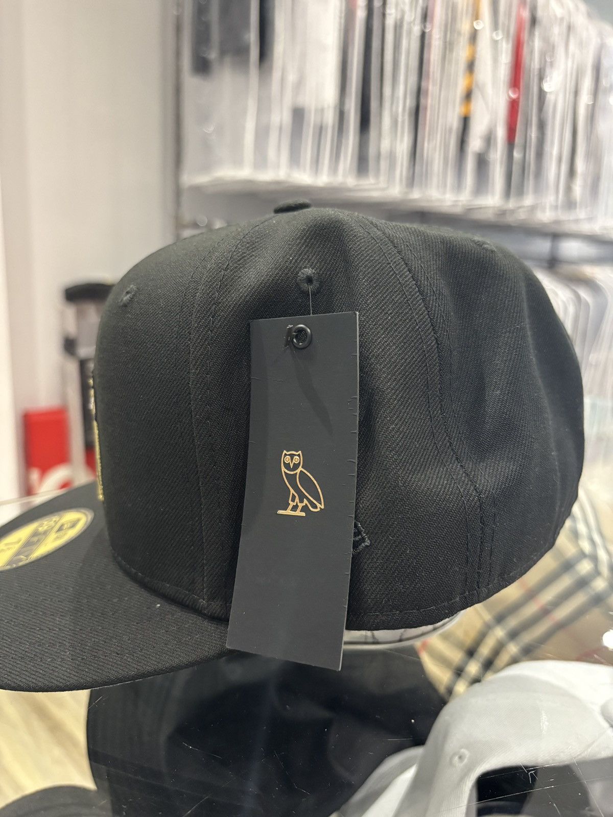 October's Very Own OVO X NBA Raptors New Era 59Fifty Fitted Hat Black Size ONE SIZE - 3 Thumbnail