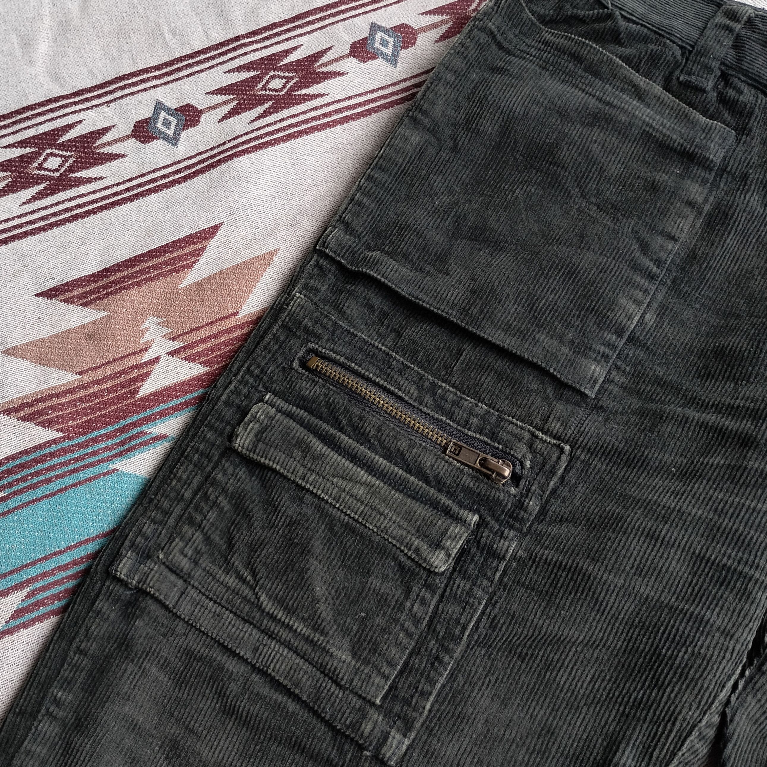 Vintage Denim Lab black wash corduroy bush pants Size US 29 - 5 Thumbnail