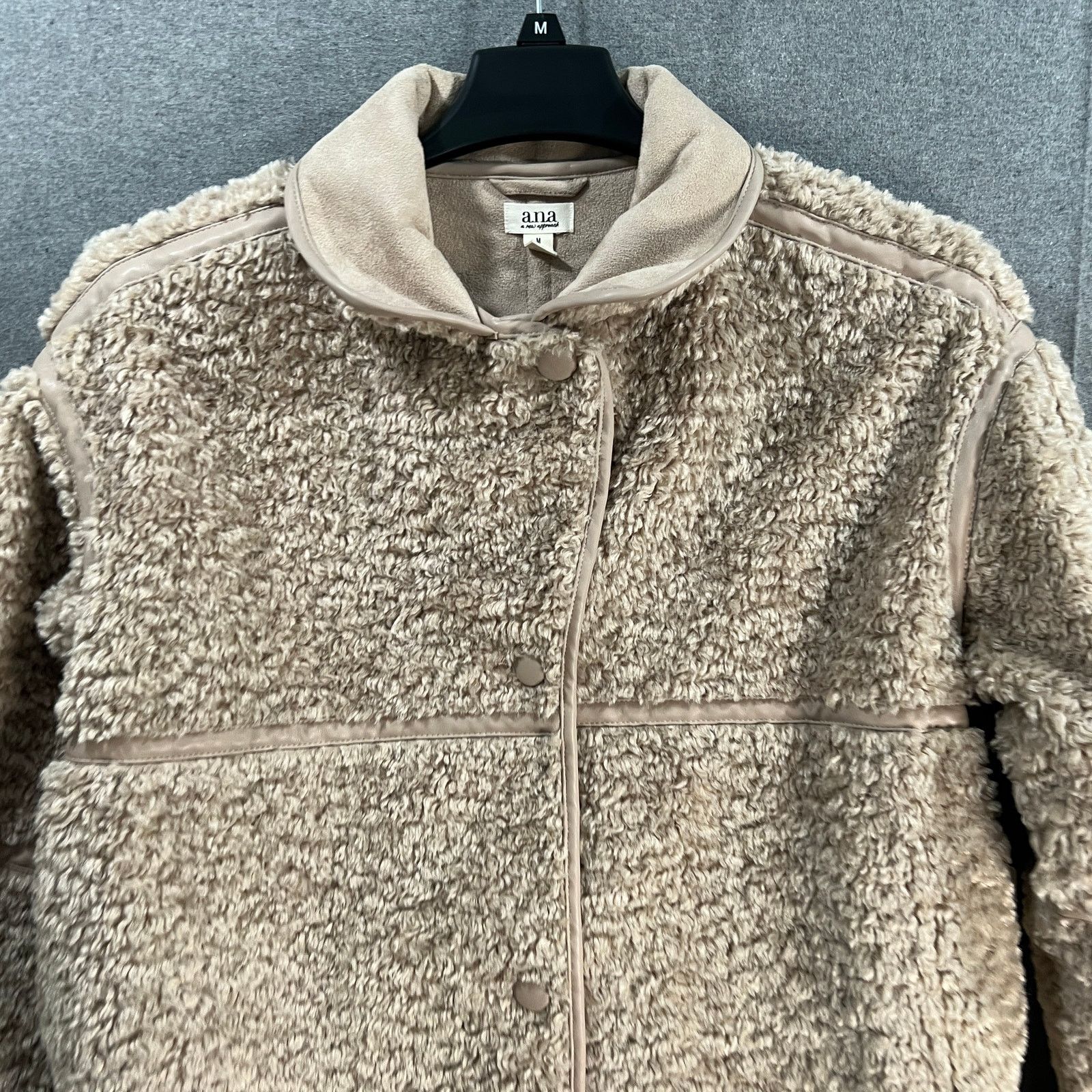 Other a.n.a Women's Winter Outerwear Coat Faux Shearling Midweight Size M / US 6-8 / IT 42-44 - 12 Thumbnail