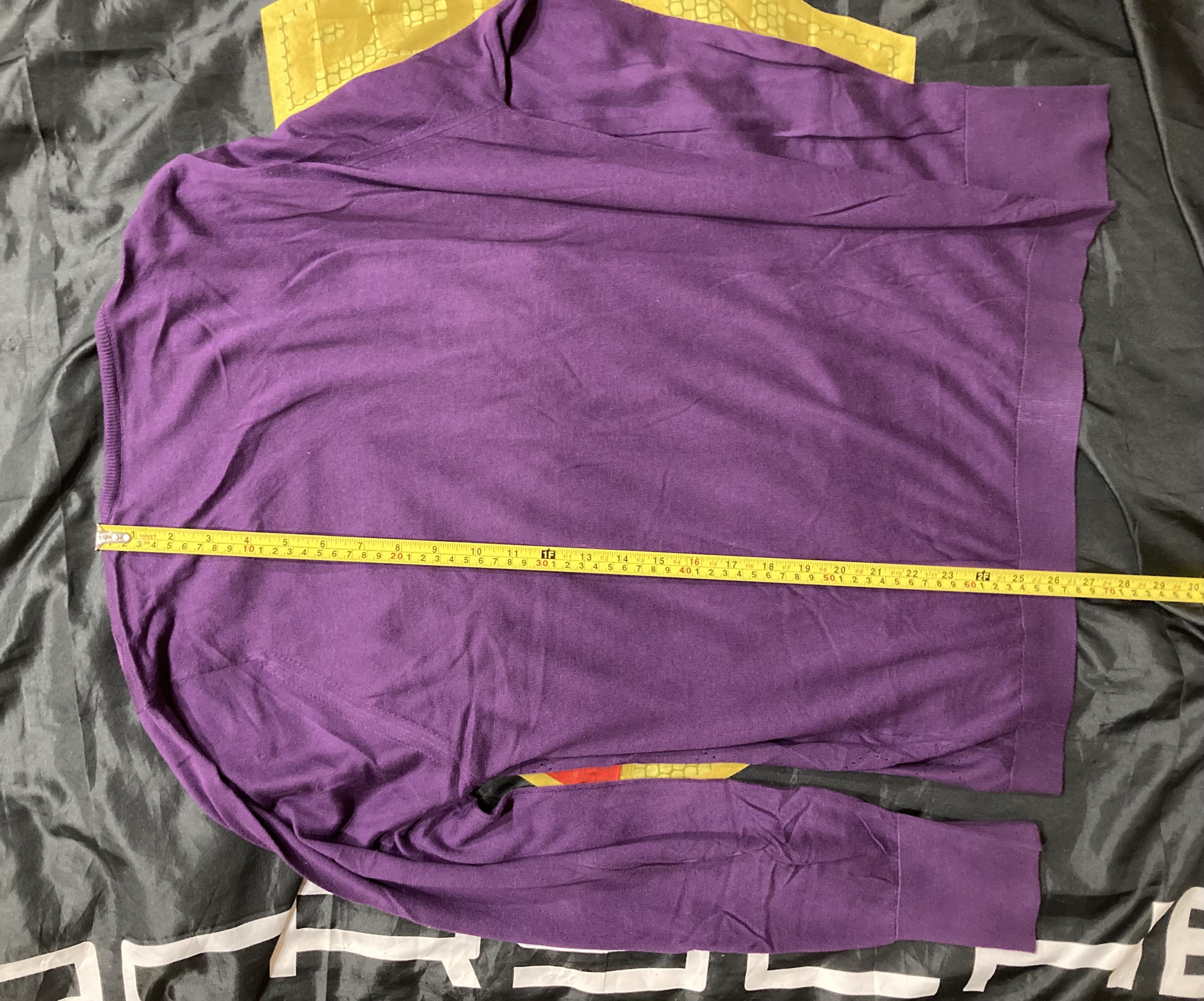 John Smedley John Smedley For + v-neck long sleeve purple pullover Size US M / EU 48-50 / 2 - 9 Thumbnail