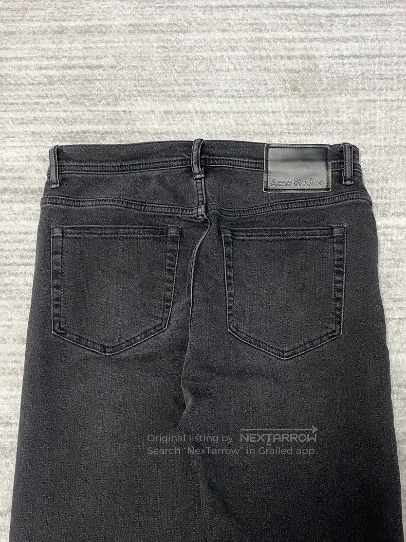 Acne Studios Acne Studios Washed Black Slim Straight Denim Pants Size US 29 - 5 Thumbnail