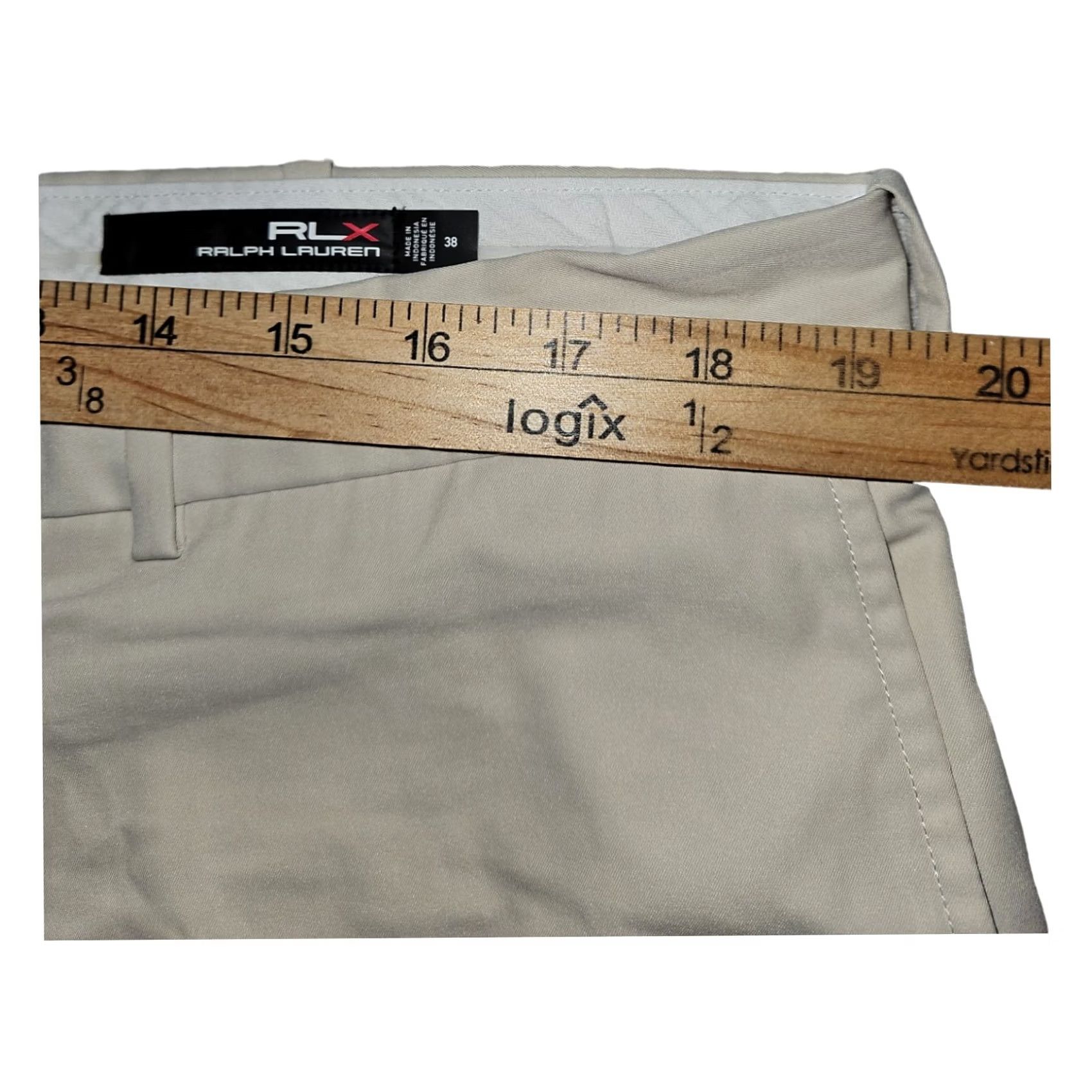 Ralph Lauren RLX Ralph Lauren Chino Shorts Mens 38 Ivory Stretch Casual Golf Outdoors Short Chino Mens 38 Ivory RLX Polo Logo Size US 38 / EU 54 - 3 Thumbnail